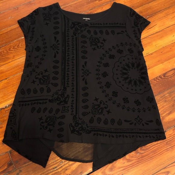 NWT Desigual Split Back Top (European M, US S) - Picture 2 of 6